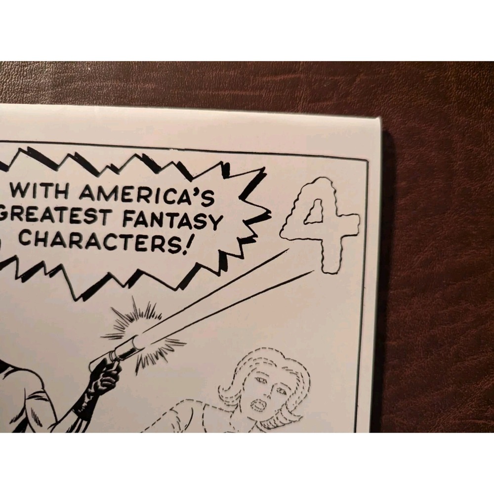 Fantastic Four #1 Hidden Gem‎ 1:100 Sketch Variant 2018 Kirby Art NM Range - Picture 3 of 11